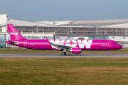 WOW Air Airbus A321-211 (TF-CAT) at  Hamburg - Finkenwerder, Germany