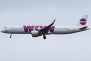 WOW Air Airbus A321-211 (TF-DAD) at  Keflavik, Iceland