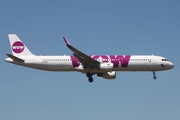 WOW Air Airbus A321-211 (TF-DAD) at  Berlin - Schoenefeld, Germany