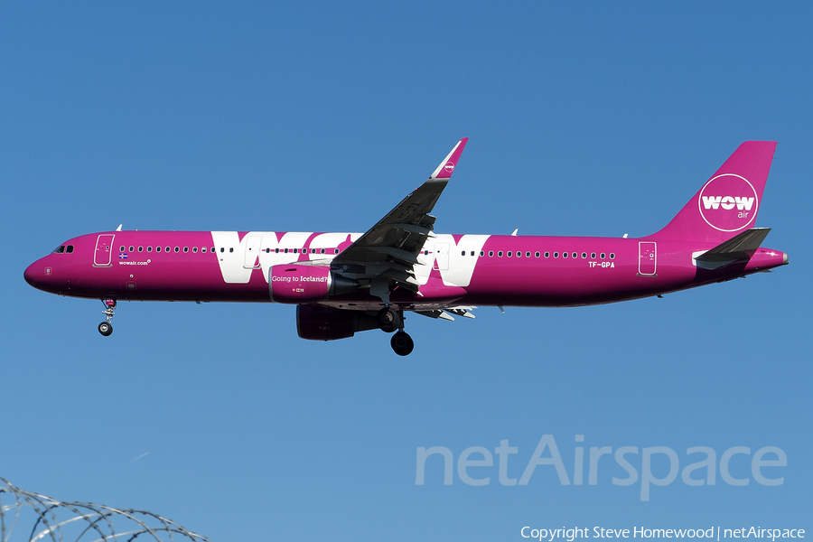 WOW Air Airbus A321-211 (TF-GPA) | Photo 287793