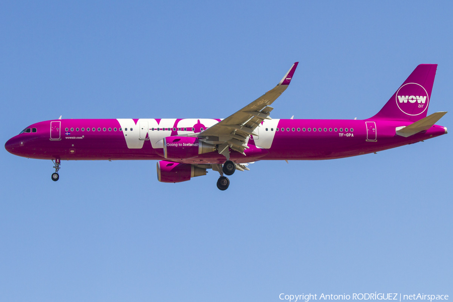 WOW Air Airbus A321-211 (TF-GPA) | Photo 128577