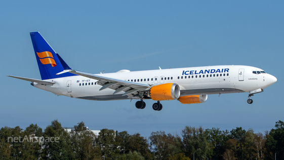 Icelandair Boeing 737-8 MAX (TF-ICY) at  Hamburg - Fuhlsbuettel (Helmut Schmidt), Germany