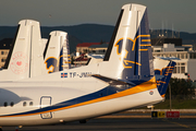 Flugfelag Islands Fokker 50 (TF-JMN) at  Reykjavik, Iceland