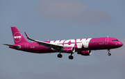 WOW Air Airbus A321-211 (TF-JOY) at  London - Gatwick, United Kingdom