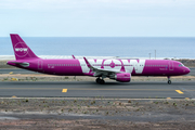 WOW Air Airbus A321-211 (TF-JOY) at  Tenerife Sur - Reina Sofia, Spain