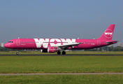 WOW Air Airbus A321-211 (TF-KID) at  Amsterdam - Schiphol, Netherlands