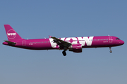 WOW Air Airbus A321-211 (TF-KID) at  Amsterdam - Schiphol, Netherlands