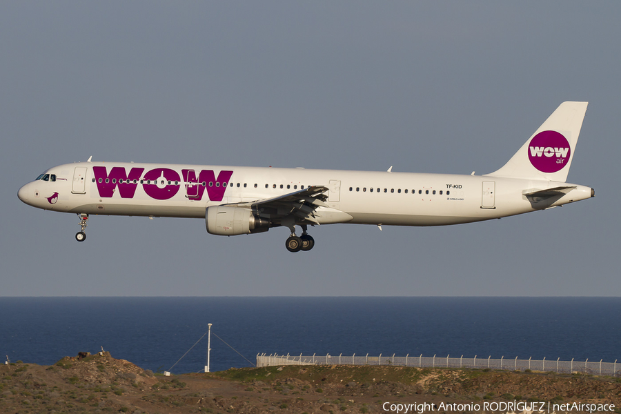WOW Air Airbus A321-211 (TF-KID) | Photo 132617
