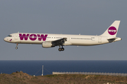 WOW Air Airbus A321-211 (TF-KID) at  Gran Canaria, Spain