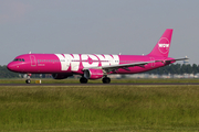 WOW Air Airbus A321-211 (TF-SON) at  Amsterdam - Schiphol, Netherlands