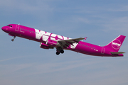 WOW Air Airbus A321-211 (TF-SON) at  Dusseldorf - International, Germany