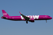 WOW Air Airbus A321-211 (TF-WIN) at  Amsterdam - Schiphol, Netherlands