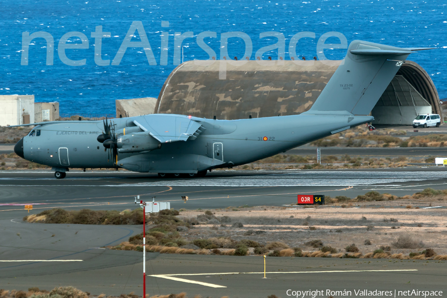 Spanish Air Force (Ejército del Aire) Airbus A400M-180 Atlas (TK.23-02) | Photo 343176