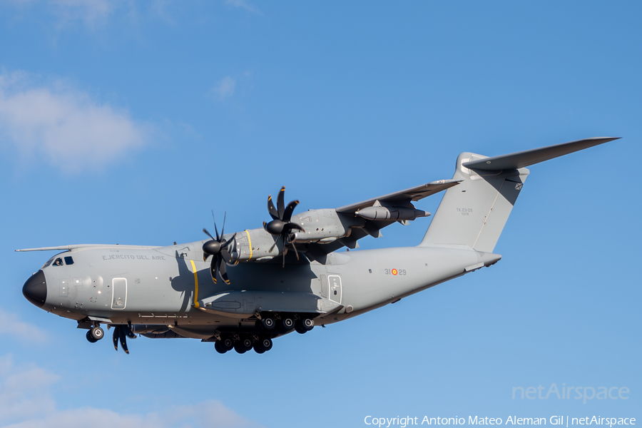 Spanish Air Force (Ejército del Aire) Airbus A400M-180 Atlas (TK.23-09) | Photo 626030