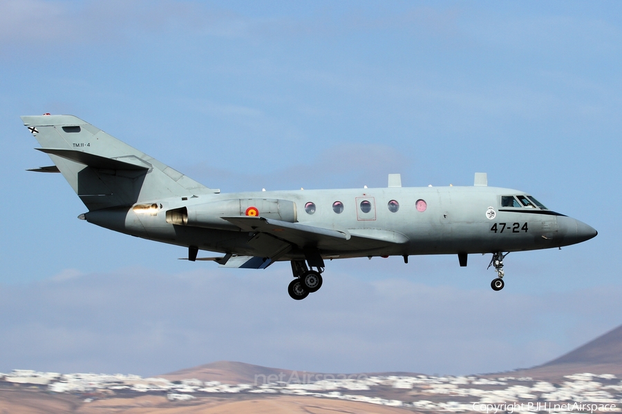 Spanish Air Force (Ejército del Aire) Dassault Falcon 20E (TM.11-4) | Photo 21297