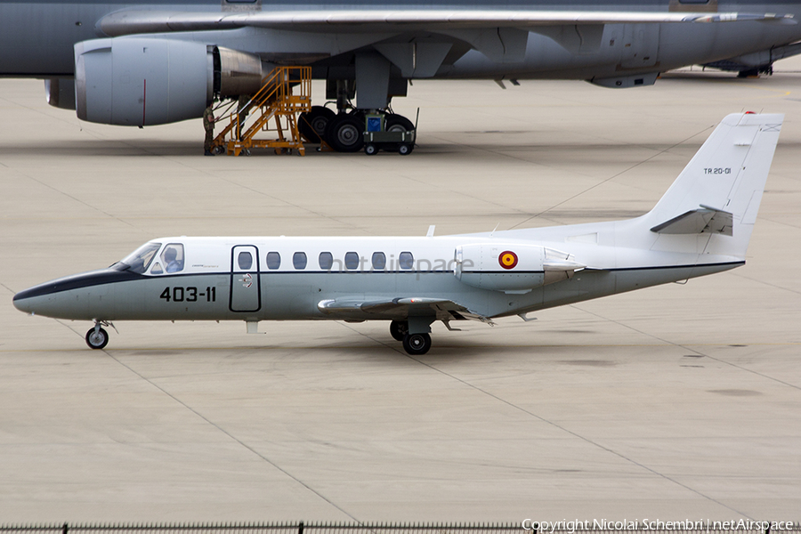 Spanish Air Force (Ejército del Aire) Cessna 560 Citation V (TR.20-01) | Photo 27832