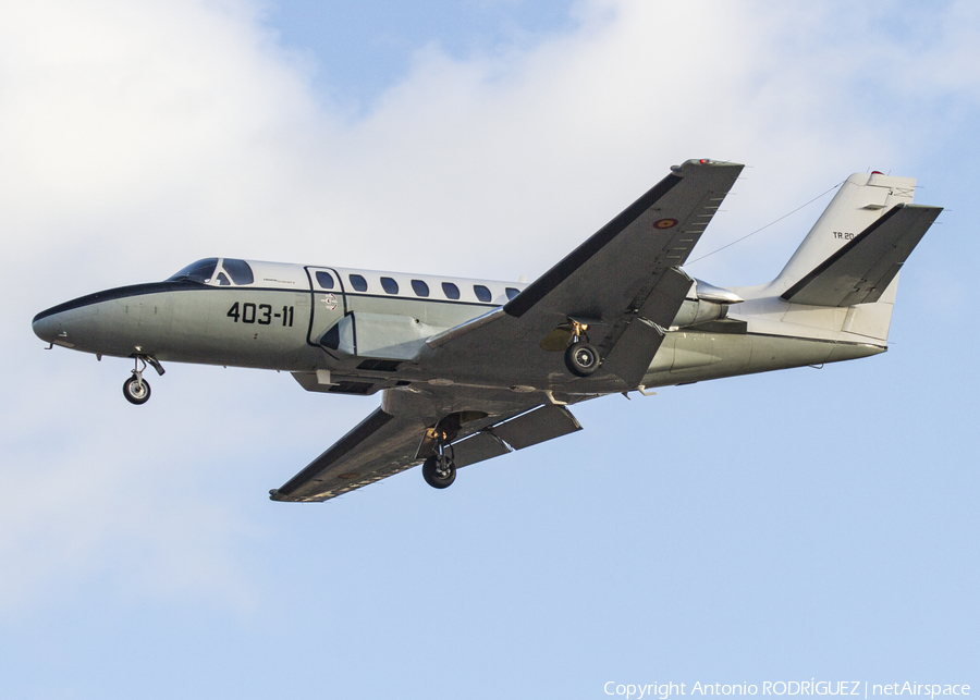 Spanish Air Force (Ejército del Aire) Cessna 560 Citation V (TR.20-01) | Photo 203035