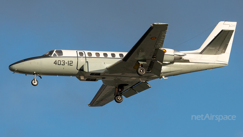 Spanish Air Force (Ejército del Aire) Cessna 560 Citation V (TR.20-02) at  Gran Canaria, Spain