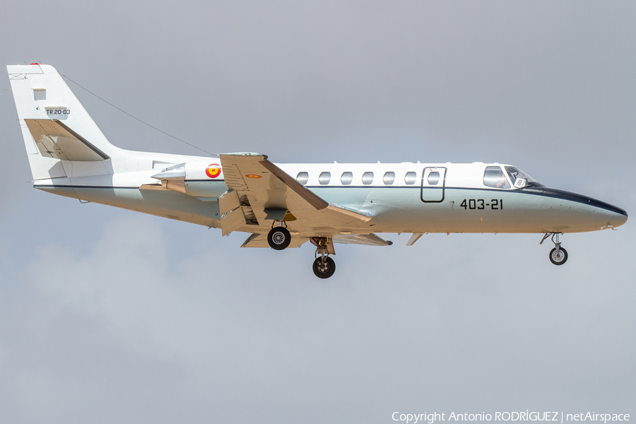Spanish Air Force (Ejército del Aire) Cessna 560 Citation V (TR.20-03) | Photo 501687
