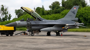 Indonesian Air Force (TNI-AU) General Dynamics F-16BM Fighting Falcon (TS-1601) at  Balikpapan Sepinggan - International, Indonesia