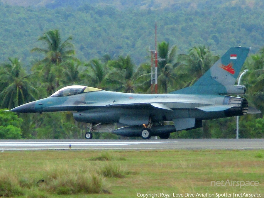 Indonesian Air Force (TNI-AU) General Dynamics F-16A Fighting Falcon (TS-1611) | Photo 434652