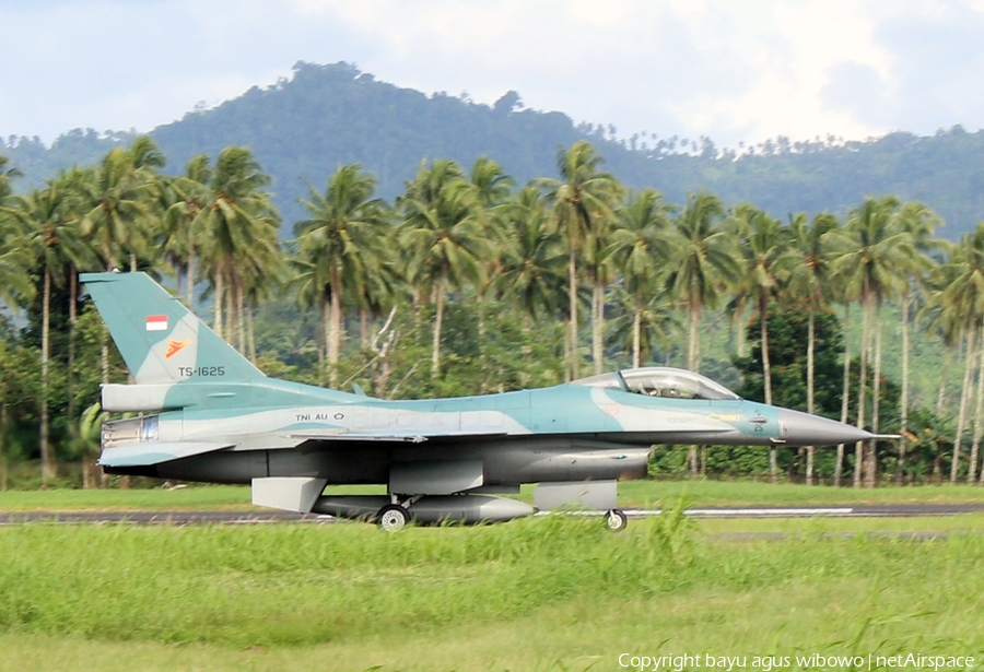 Indonesian Air Force (TNI-AU) General Dynamics F-16C Fighting Falcon (TS-1625) | Photo 240312