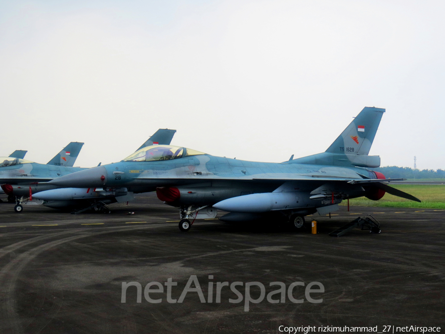 Indonesian Air Force (TNI-AU) General Dynamics F-16C Fighting Falcon (TS-1628) | Photo 622456