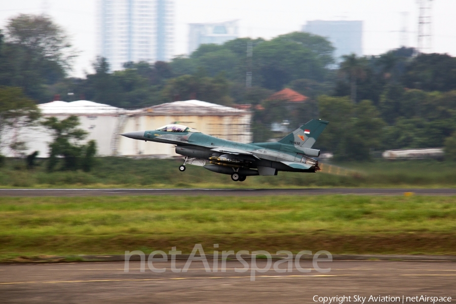 Indonesian Air Force (TNI-AU) General Dynamics F-16C Fighting Falcon (TS-1632) | Photo 360671