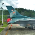 Indonesian Air Force (TNI-AU) General Dynamics F-16C Fighting Falcon (TS-1638) at  Balikpapan Sepinggan - International, Indonesia