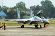 Indonesian Air Force (TNI-AU) Sukhoi Su-30MK2 Flanker-G (TS-3008) at  Jakarta - Halim Perdanakusuma International, Indonesia