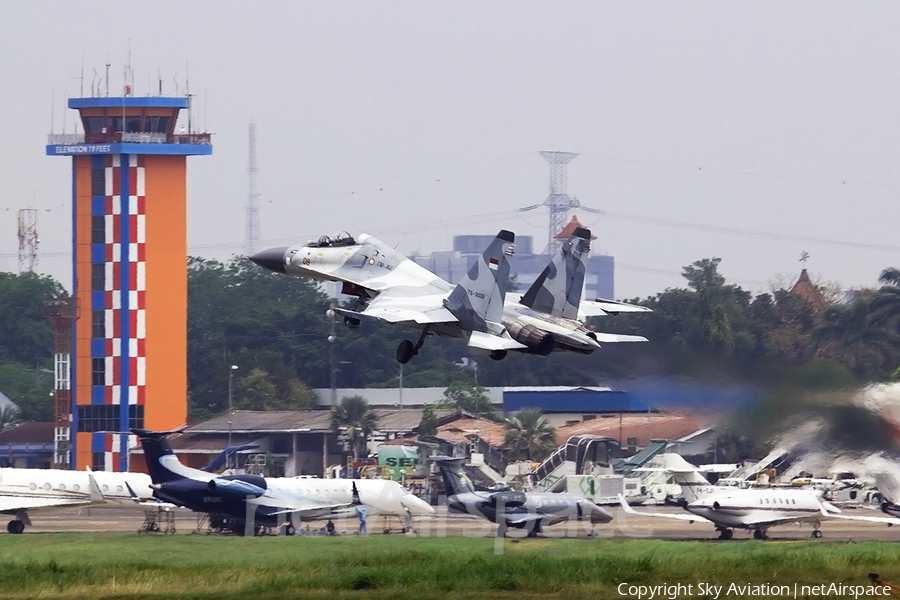 Indonesian Air Force (TNI-AU) Sukhoi Su-30MK2 Flanker-G (TS-3008) | Photo 360672