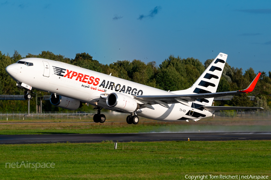 Express Air Cargo Boeing 737-8Q8(SF) (TS-ICD) | Photo 644211