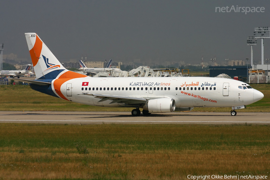 Karthago Airlines Boeing 737-33A (TS-IED) | Photo 53329
