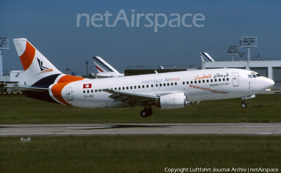 Karthago Airlines Boeing 737-33A (TS-IEE) | Photo 415939