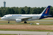 Syphax Airlines Airbus A319-112 (TS-IEG) at  Hamburg - Fuhlsbuettel (Helmut Schmidt), Germany