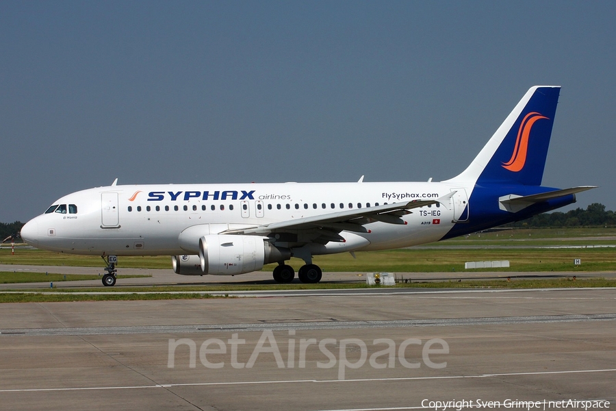 Syphax Airlines Airbus A319-112 (TS-IEG) | Photo 52234