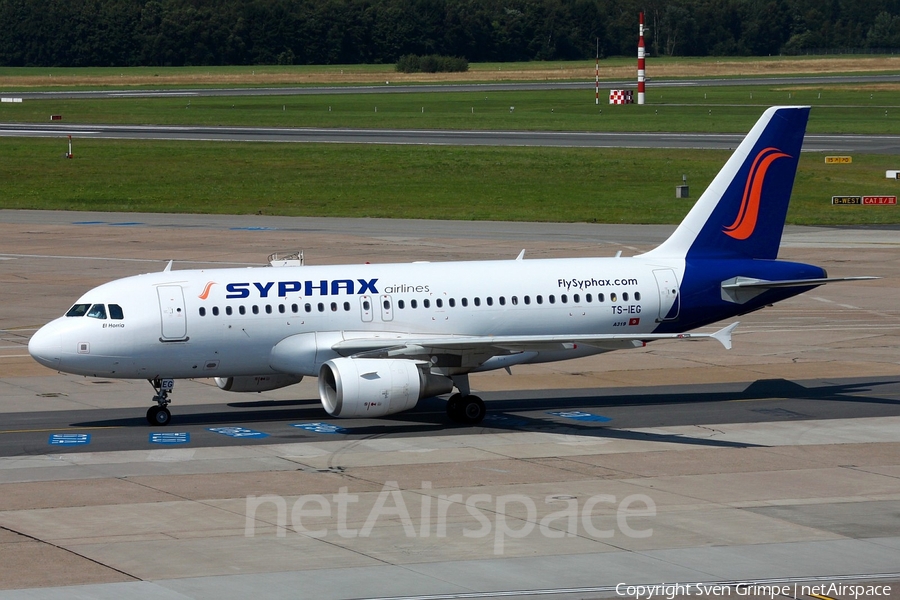 Syphax Airlines Airbus A319-112 (TS-IEG) | Photo 52457