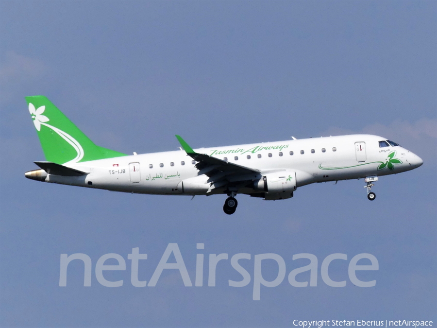 Jasmin Airways Embraer ERJ-170LR (ERJ-170-100LR) (TS-IJB) | Photo 384640