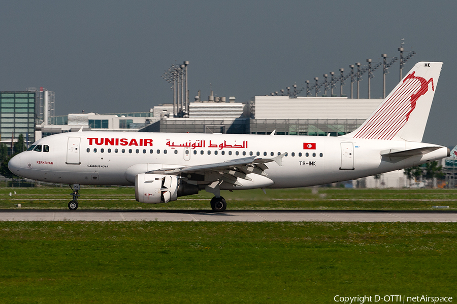 Tunisair Airbus A319-114 (TS-IMK) | Photo 389420