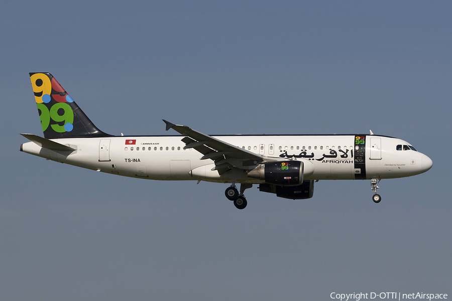 Afriqiyah Airways (Nouvelair Tunisie) Airbus A320-214 (TS-INA) | Photo 277906