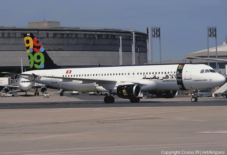 Afriqiyah Airways (Nouvelair Tunisie) Airbus A320-211 (TS-ING) | Photo 626270