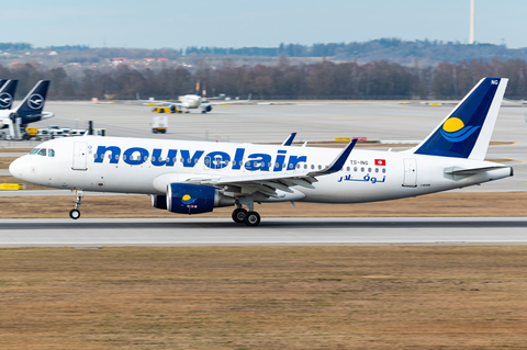 Nouvelair Tunisie Airbus A320-214 (TS-ING) at  Munich, Germany