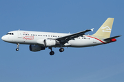 Libyan Arab Airlines Airbus A320-212 (TS-INN) at  Manchester - International (Ringway), United Kingdom