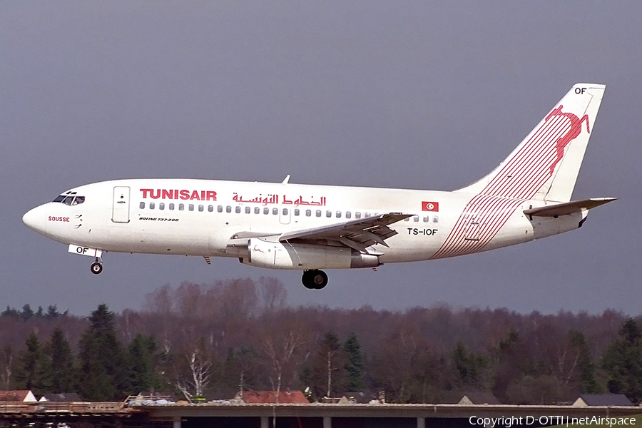 Tunisair Boeing 737-2H3(Adv) (TS-IOF) | Photo 141798
