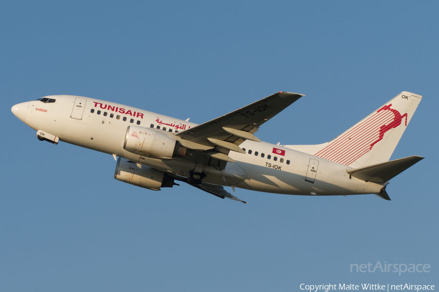 Tunisair Boeing 737-6H3 (TS-IOK) | Photo 454806