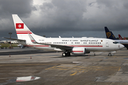 Tunisian Government Boeing 737-7H3(BBJ) (TS-IOO) at  Luqa - Malta International, Malta