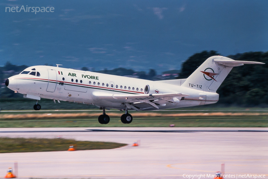 Air Ivoire Fokker F28-1000 Fellowship (TU-TIZ) | Photo 288433