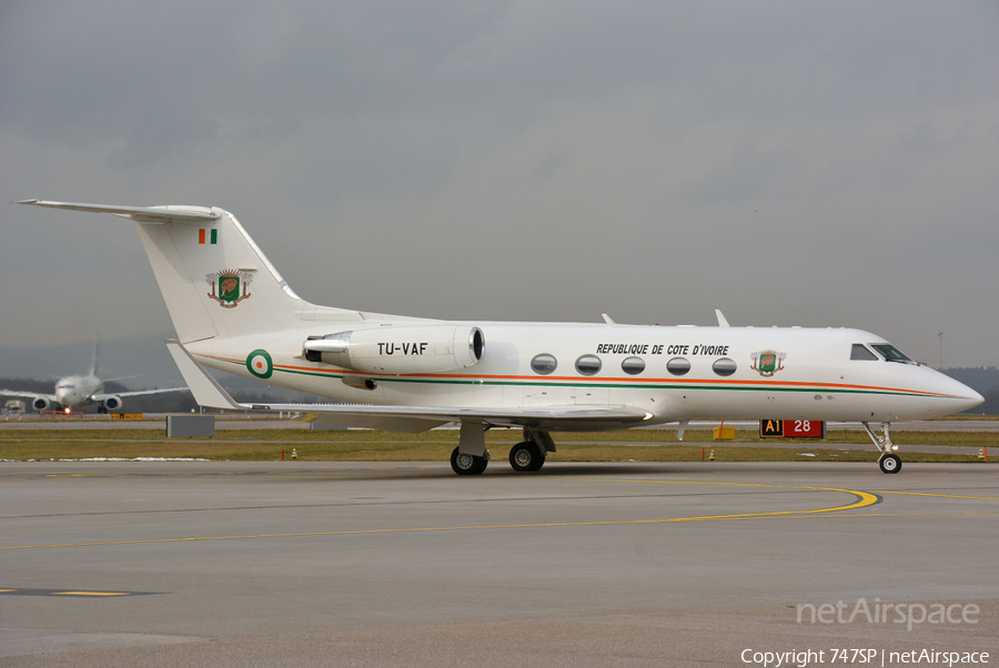 Ivorian Government Gulfstream GIII (G-1159A) (TU-VAF) | Photo 65892