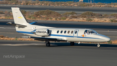 Spanish Navy (Armada Española) Cessna 550 Citation II (U.20-3) at  Gran Canaria, Spain