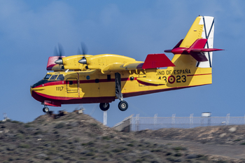 Spanish Air Force (Ejército del Aire) Canadair CL-215T (UD.13-23) at  Gran Canaria, Spain